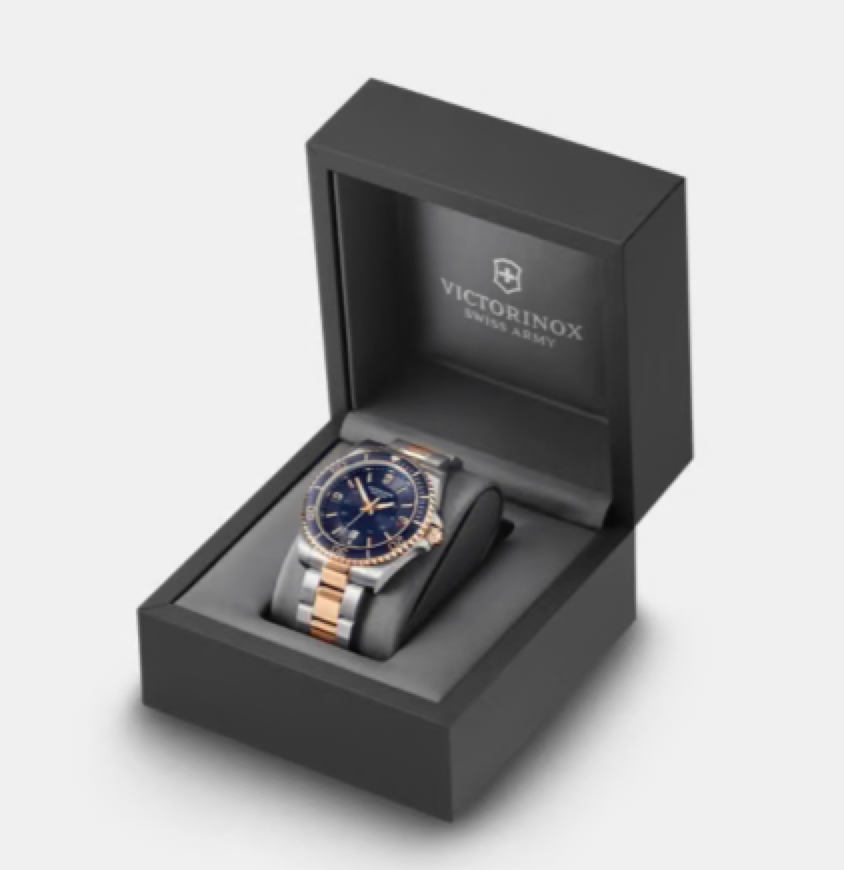 Victorinox Maverick Large 43 MM Stainless Steel Blue Dial Watch 241950