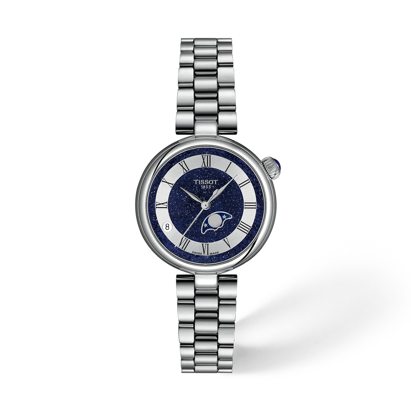 Tissot Desir Moonphase 29.6 MM Blue Dial Watch T152.223.11.493.00