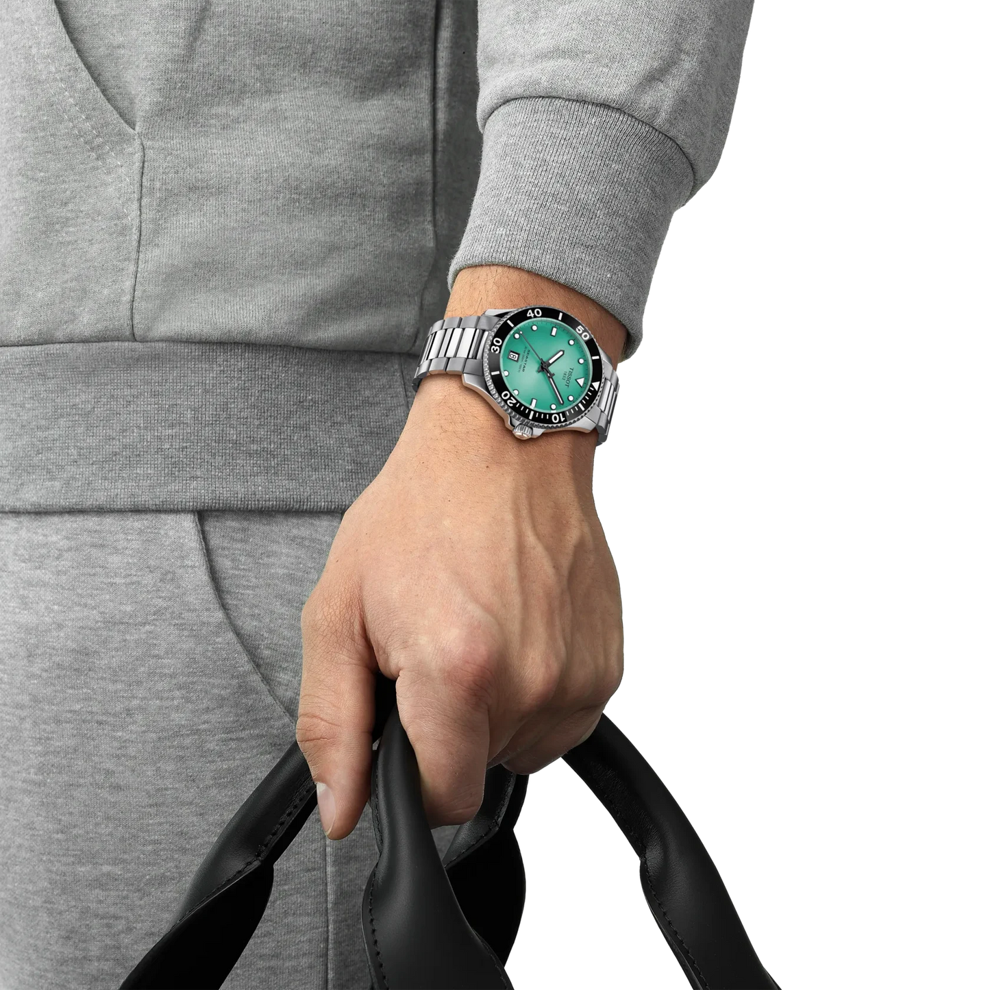 Tissot Seastar 1000 Quartz 40 MM Light-Green Dial Watch T120.410.11.091.00