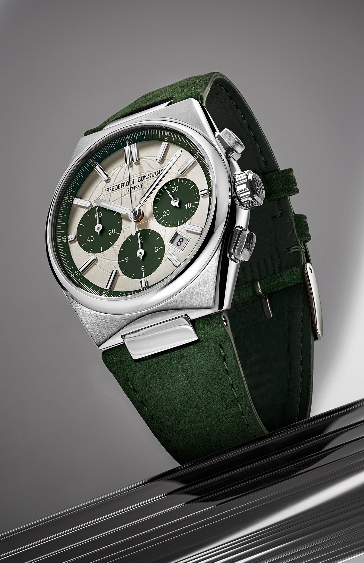 Frederique Highlife Limited Edition Chronograph Automatic 41 MM Watch FC-391SGR4NH6