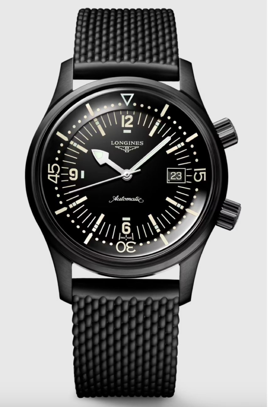 Longines Legend Diver Black 42MM Automatic Black Dial Watch L37742509