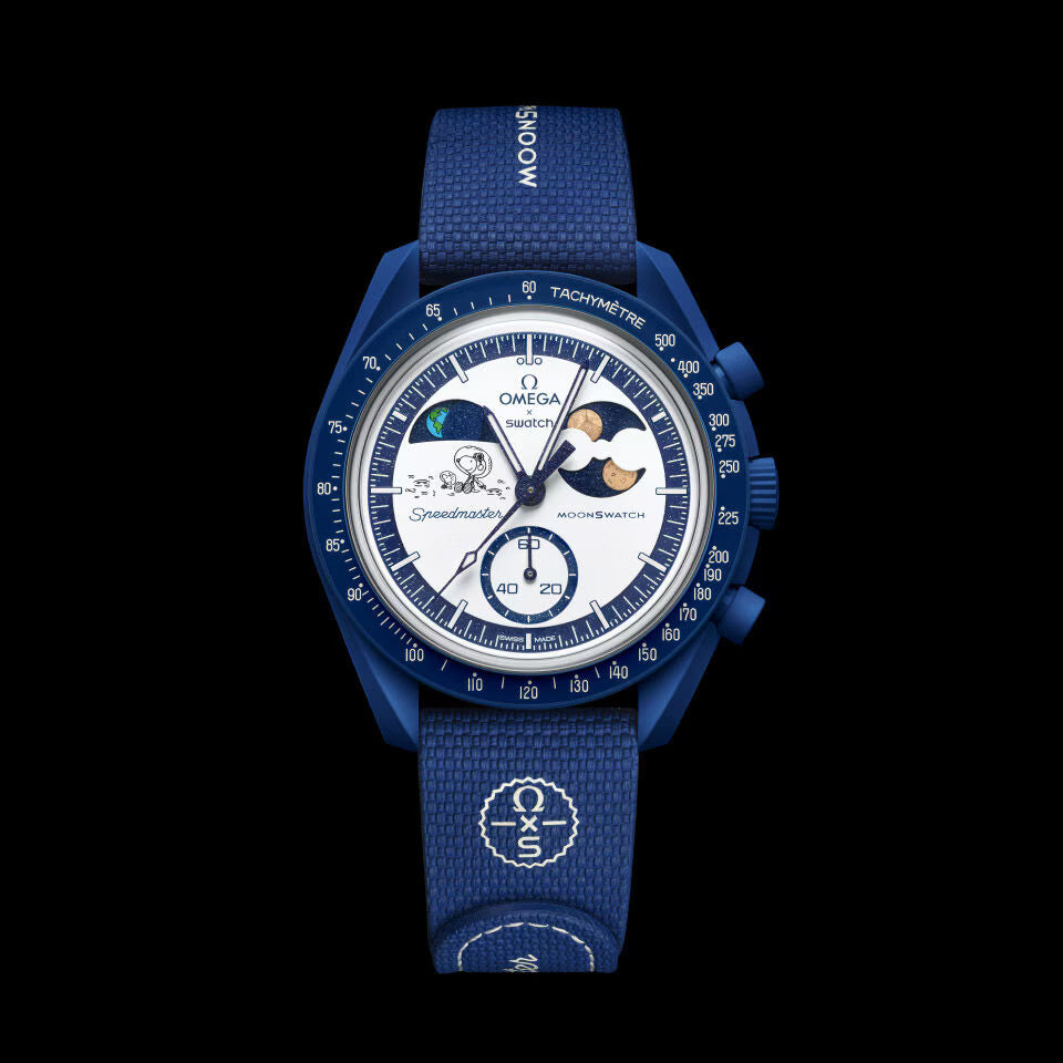 Omega × Swatch MoonSwatch Mission to Earthphase Moonshine Gold Watch SO33N701L