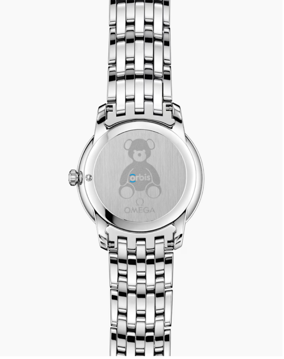 Omega De Ville Prestige 27.4 MM Steel On Steel Blue Dial Watch 424.10.27.60.53.003