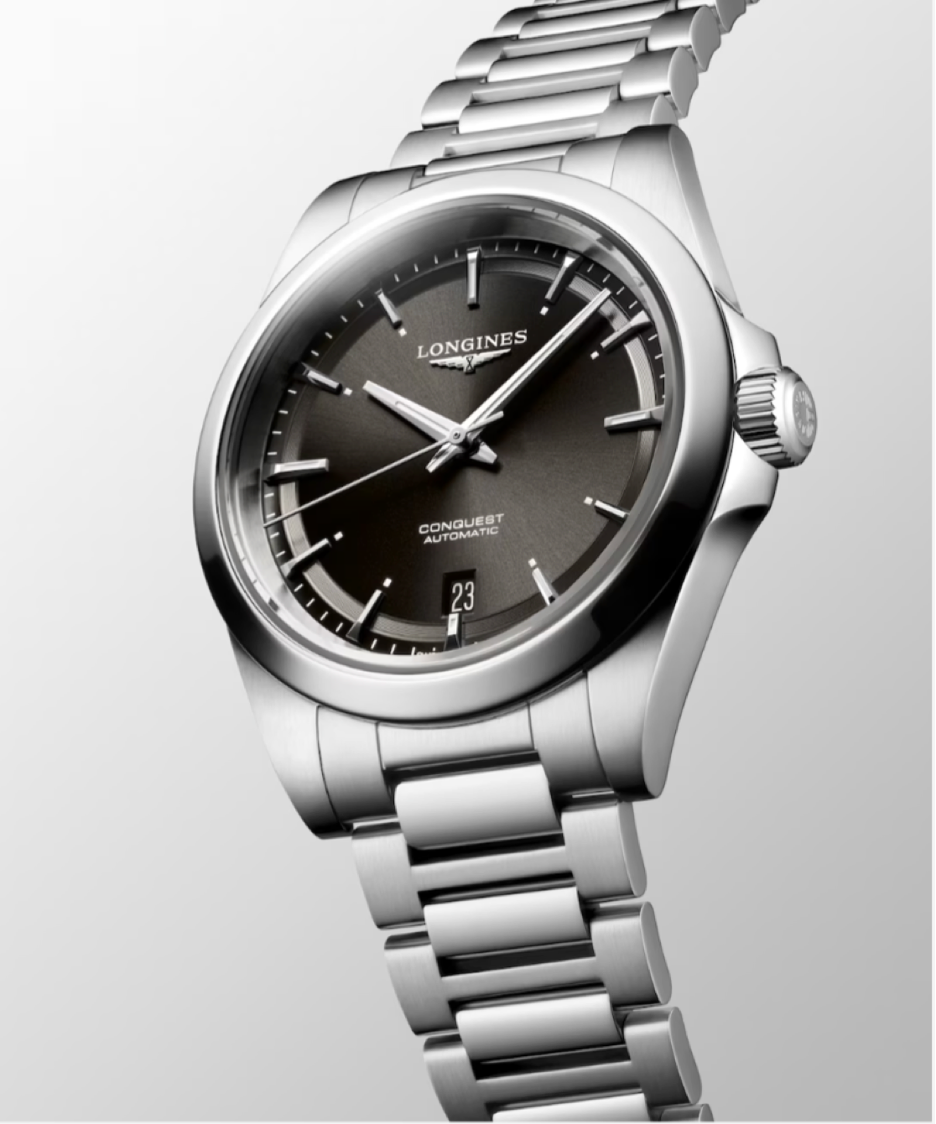 Longines Conquest Magnetic Resistant 38MM Automatic Stainless Steel Sunray Black Dial Watch L37204526