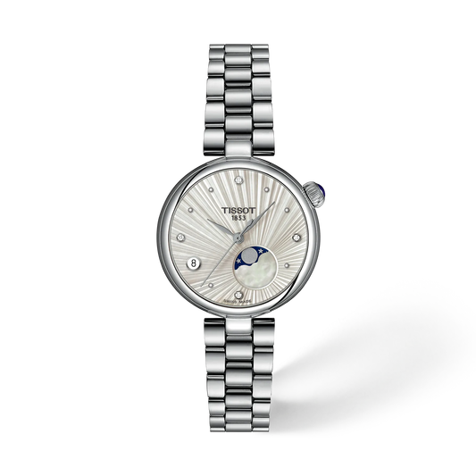 Tissot Desir Moonphase 29.6mm Quartz Silver Dial Watch T152.223.11.036.00