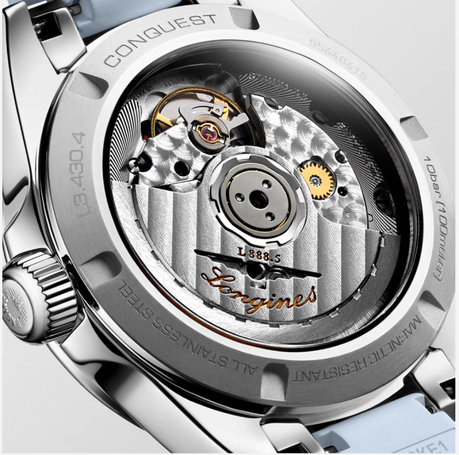 Longines Conquest Magnetic Resistant 34MM Automatic Stainless Steel Sunray Blue Dial Watch L34304929