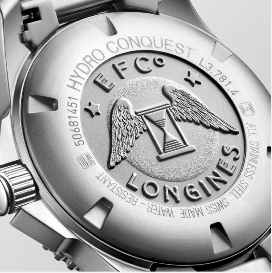 Longines HydroConquest 41MM Automatic Stainless Steel Green Matt Dial Watch L37814066