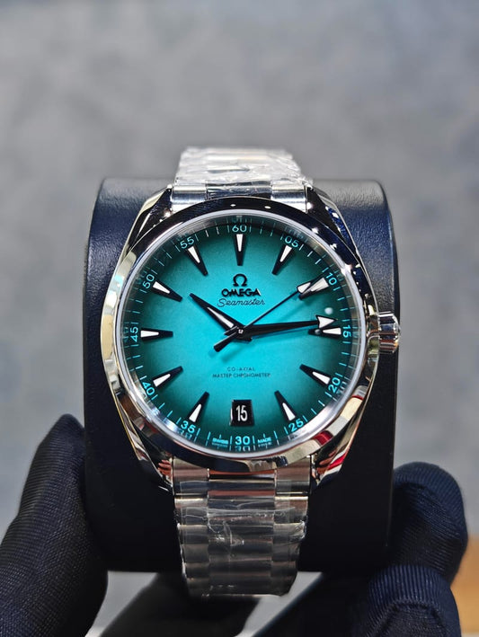 *PRE-ORDER* Omega Seamaster AQUA Terra 150M 41 MM Steel On Steel Blue Dial Watch 22010412103006