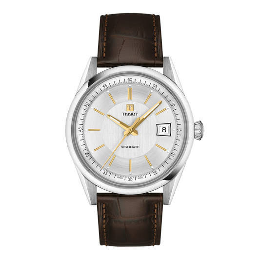 TISSOT VISODATE 39MM Automatic White Dial Watch T157.407.16.031.00