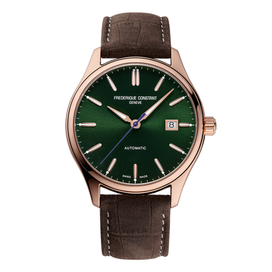 Frederique Constant Automatic 40 MM Green Dial Watch FC-304GR5B4