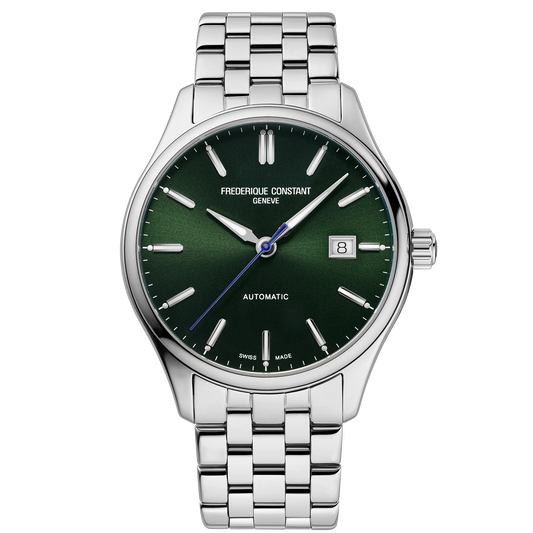 Frederique Constant Automatic 40 MM SS Green Dial Watch FC-304GR5B6B