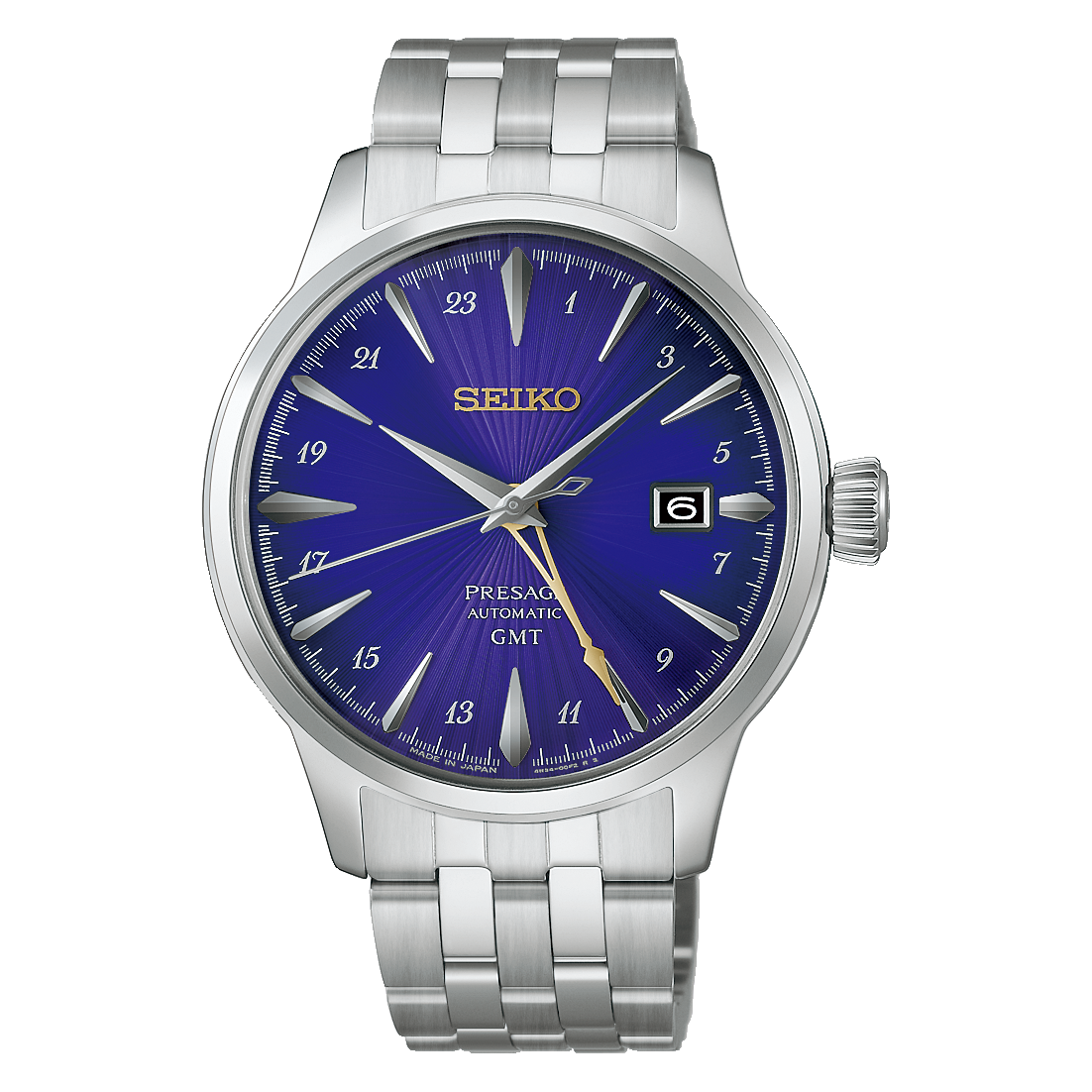 Seiko Presage Cocktail Time GMT HCB006J1 40.5mm Edo Murasaki purple dial 145th anniversary limited edition watch