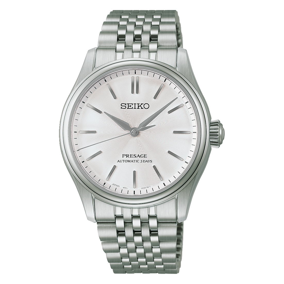Seiko Presage Classic Series Automatic 38 MM Steel Silver Dial Watch HCC001J1