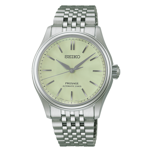 Seiko Presage Classic Series Automatic 38 MM Steel Mint Dial Watch HCC002J1
