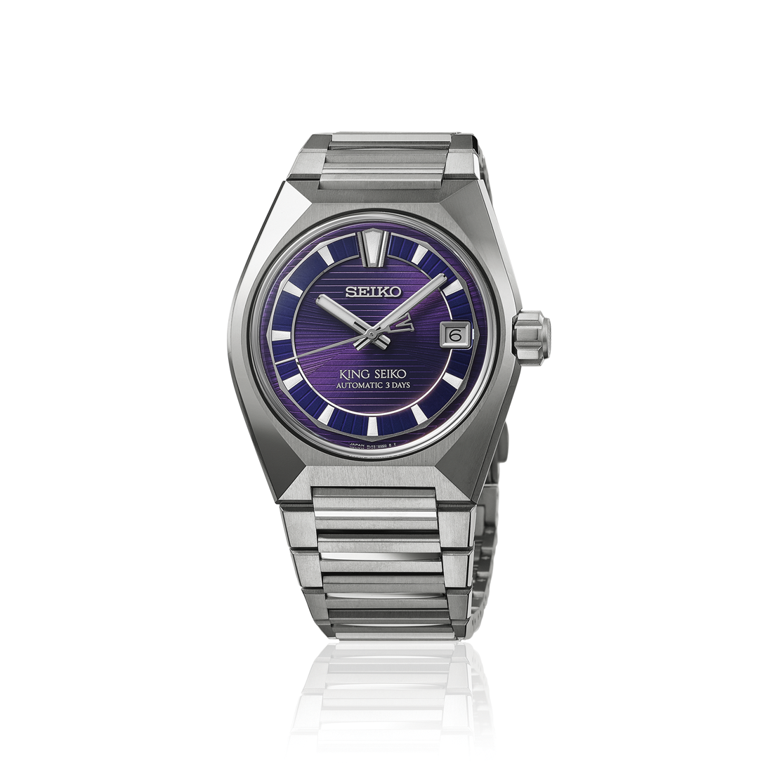 King Seiko VANAC 41 MM Stainless Steel Automatic Watch HKF001J1