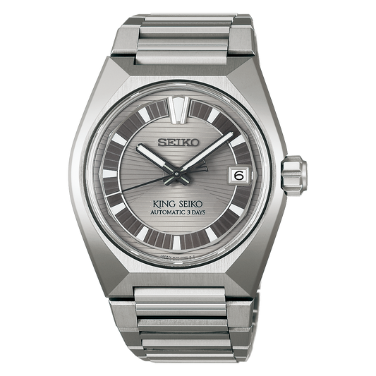 King Seiko VANAC 41 MM Stainless Steel Automatic Watch HKF002J1