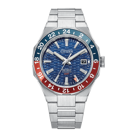 CITIZEN Series 8 Automatic Stainless Steel 41 MM Blue Dial Watch NB6030-59L