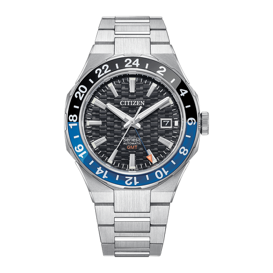 CITIZEN Series 8 Automatic Stainless Steel 41 MM Black Dial Watch NB6031-56E