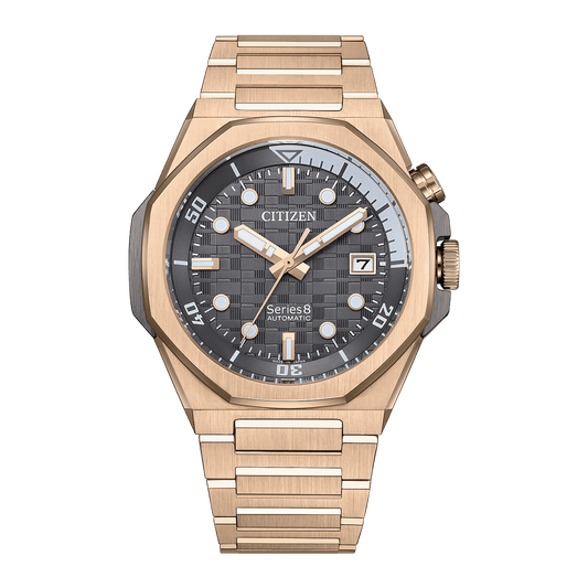 CITIZEN Series 8 Automatic Stainless Steel 42.6 MM Gray Dial Watch NB6069-53H
