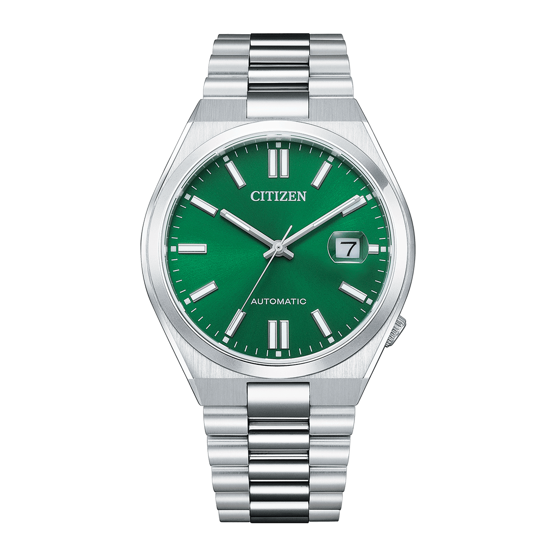 CITIZEN Mechanical Automatic Stainless Steel 40 MM Green Dial Watch NJ0150-81X