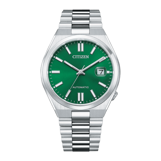 CITIZEN Mechanical Automatic Stainless Steel 40 MM Green Dial Watch NJ0150-81X