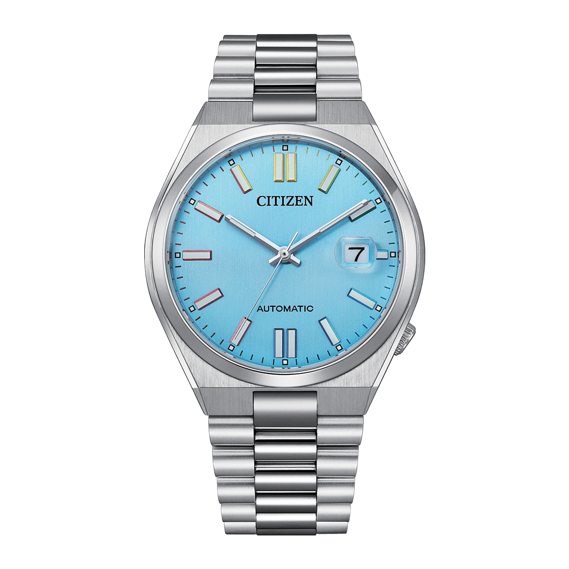 CITIZEN Mechanical Automatic Stainless Steel 40 MM Blue Dial Watch NJ0151-53L