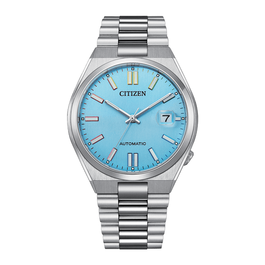CITIZEN Mechanical Automatic Stainless Steel 40 MM Blue Dial Watch NJ0151-53L
