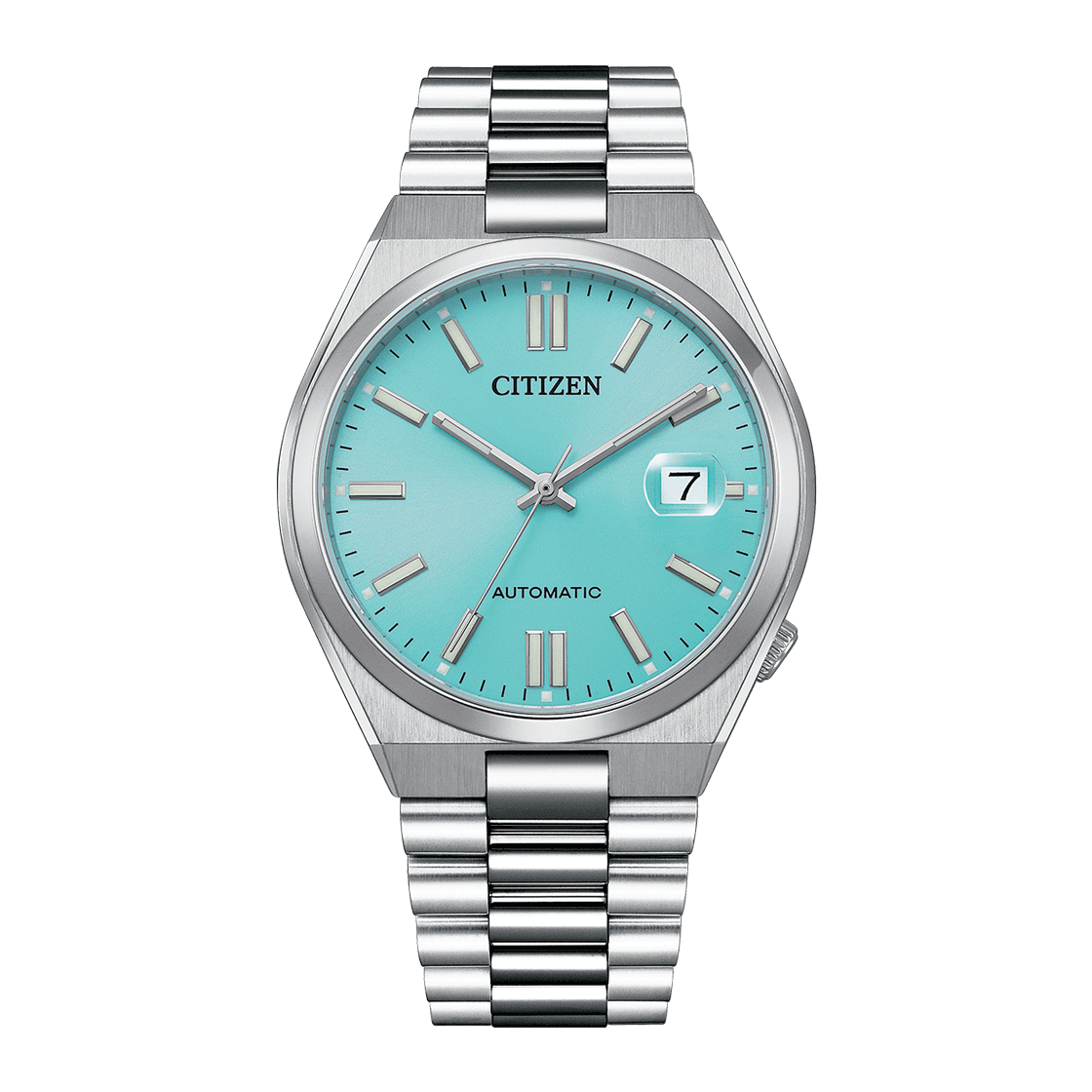 CITIZEN Mechanical Automatic Stainless Steel 40 MM Light Blue Dial Watch NJ0151-88M