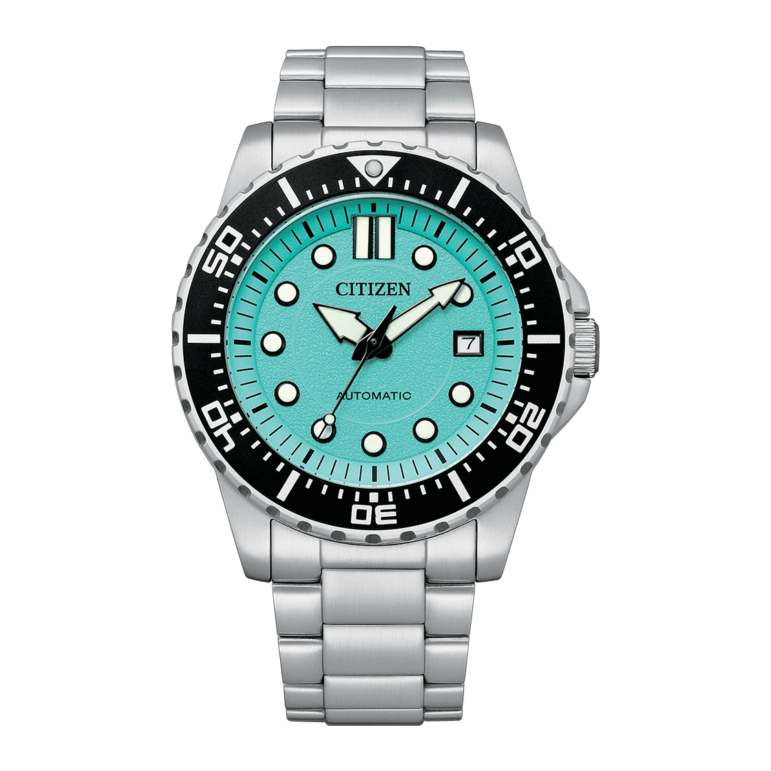 CITIZEN Mechanical Automatic Stainless Steel 43 MM Green Dial Watch NJ0170-83X