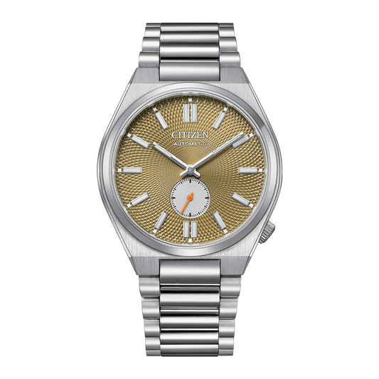 CITIZEN Mechanical Automatic Stainless Steel 40 MM Gold Dial Watch NK5010-51X
