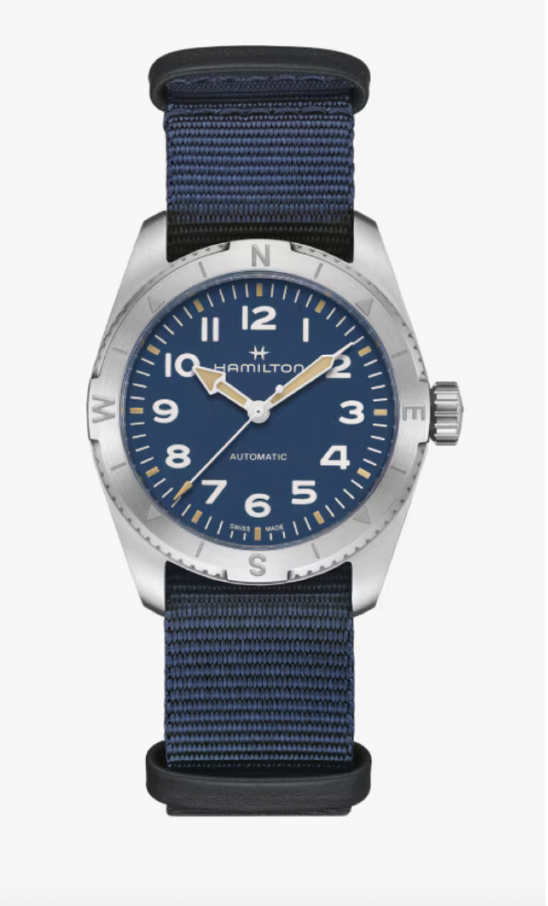 Hamilton Khaki Field Expedition Automatic 37 MM Blue Dial Watch H70225940