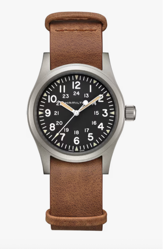 Hamilton Khaki Field Mechanical 38 MM Black Dial Watch H69439531