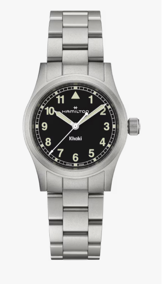 Hamilton Khaki Field Quartz 33 MM Black Dial Watch H69301130