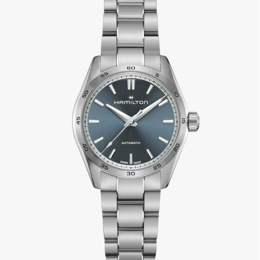 Hamilton Jazzmaster Open Heart Automatic 34 MM Blue Dial Watch H36105140