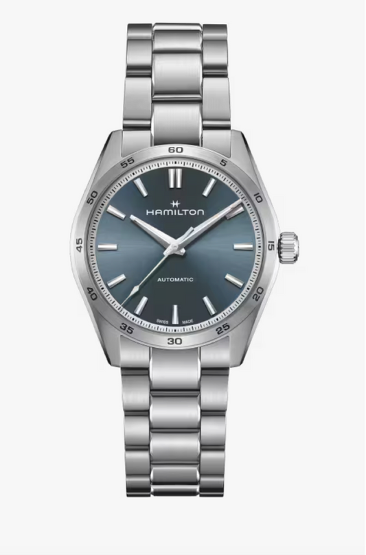 Hamilton Jazzmaster Performer Automatic 38 MM Blue Dial Watch H36235140