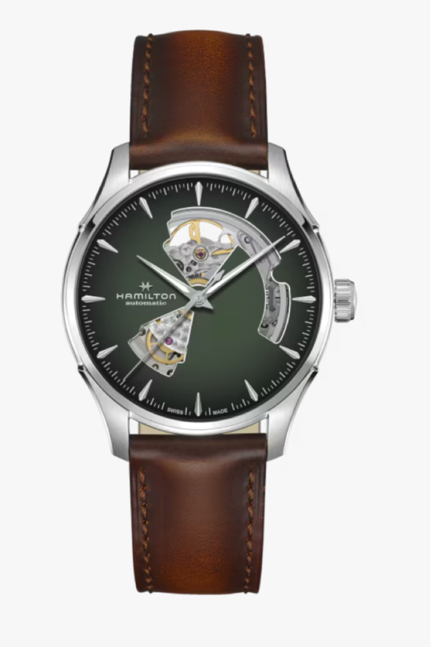 Hamilton Jazzmaster Open Heart Automatic 40 MM Green Dial Watch H32675560