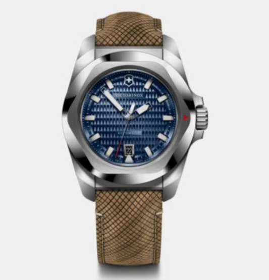 *PRE-ORDER* Victorinox I.N.O.X. Automatic 41 MM Brown Bracelet Blue Dial Watch 242018.1