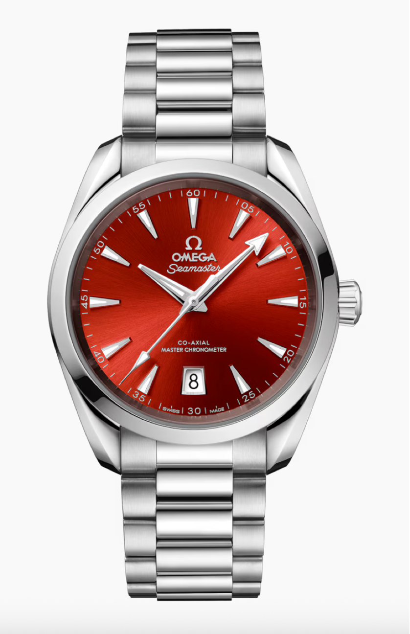Omega Seamaster AQUA Terra Shades 38 MM Steel On Steel Terracotta Dial Watch 220.10.38.20.13.003