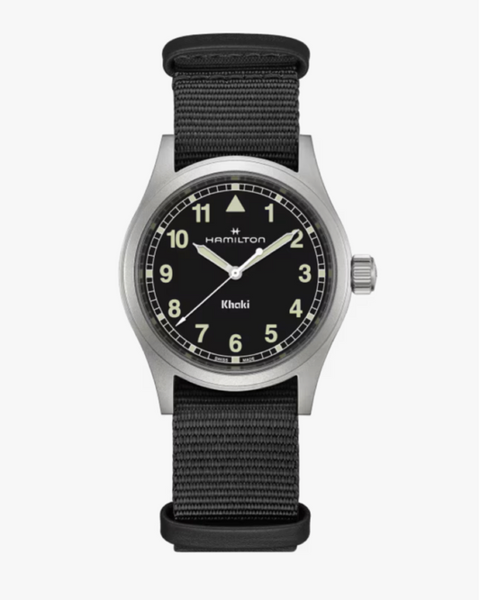 Hamilton Khaki Field Quartz 38 MM Black Dial Watch H69401430