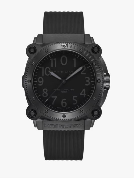 Hamilton Khaki Navy BELOWZERO Automatic 46 MM Black Dial Watch H78505330