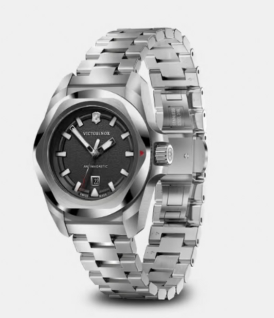 Victorinox I.N.O.X. Small Craftsmanship 32 MM Stainless steel Grainy Dial Watch 242036