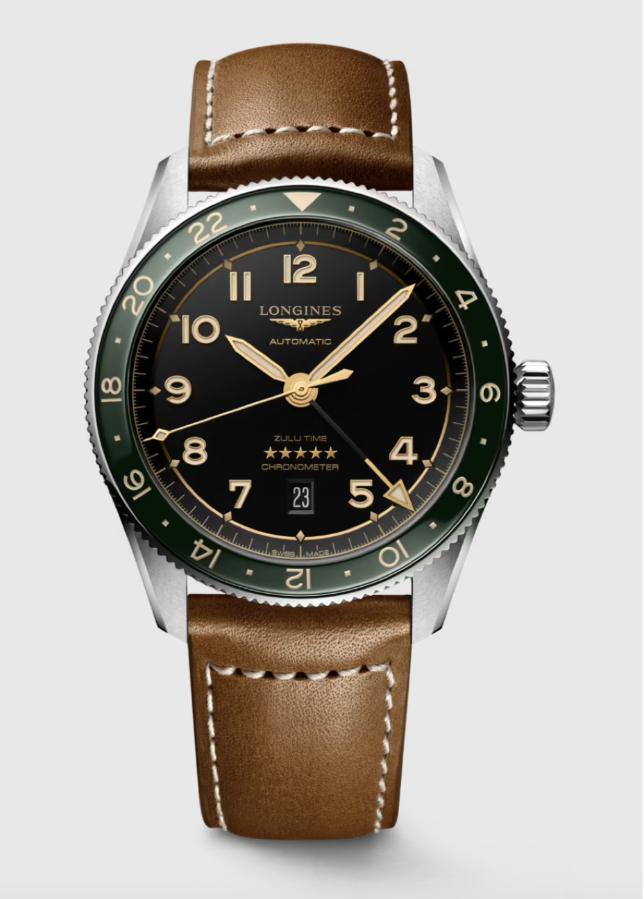 Longines Spirit Zulu Time Automatic 42 MM Anthracite Dial Watch L38124632