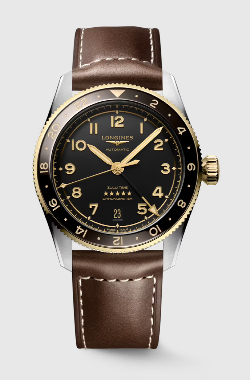Longines Spirit Zulu Time Chronometer 39 MM Automatic Watch L38025532