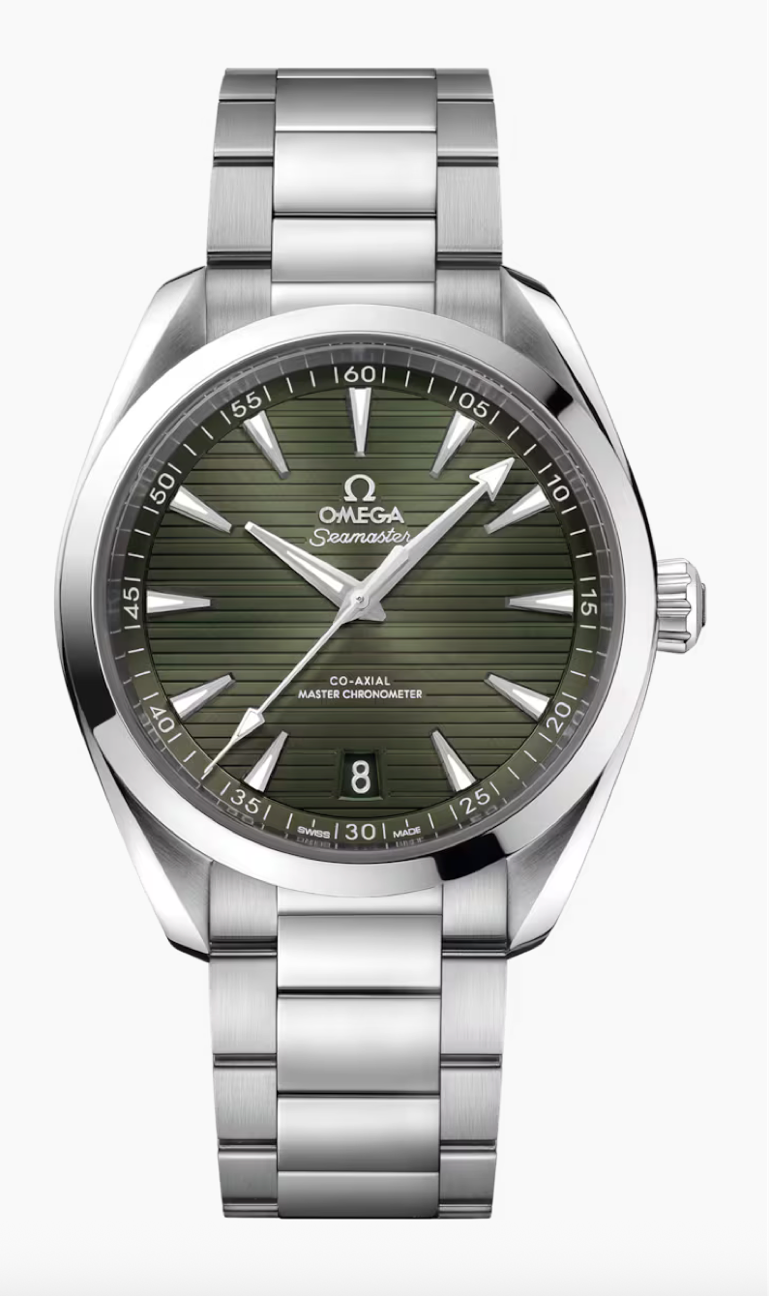 Omega Seamaster AQUA Terra 150M 41 MM Steel On Steel Green Dial Watch 220.10.41.21.10.001