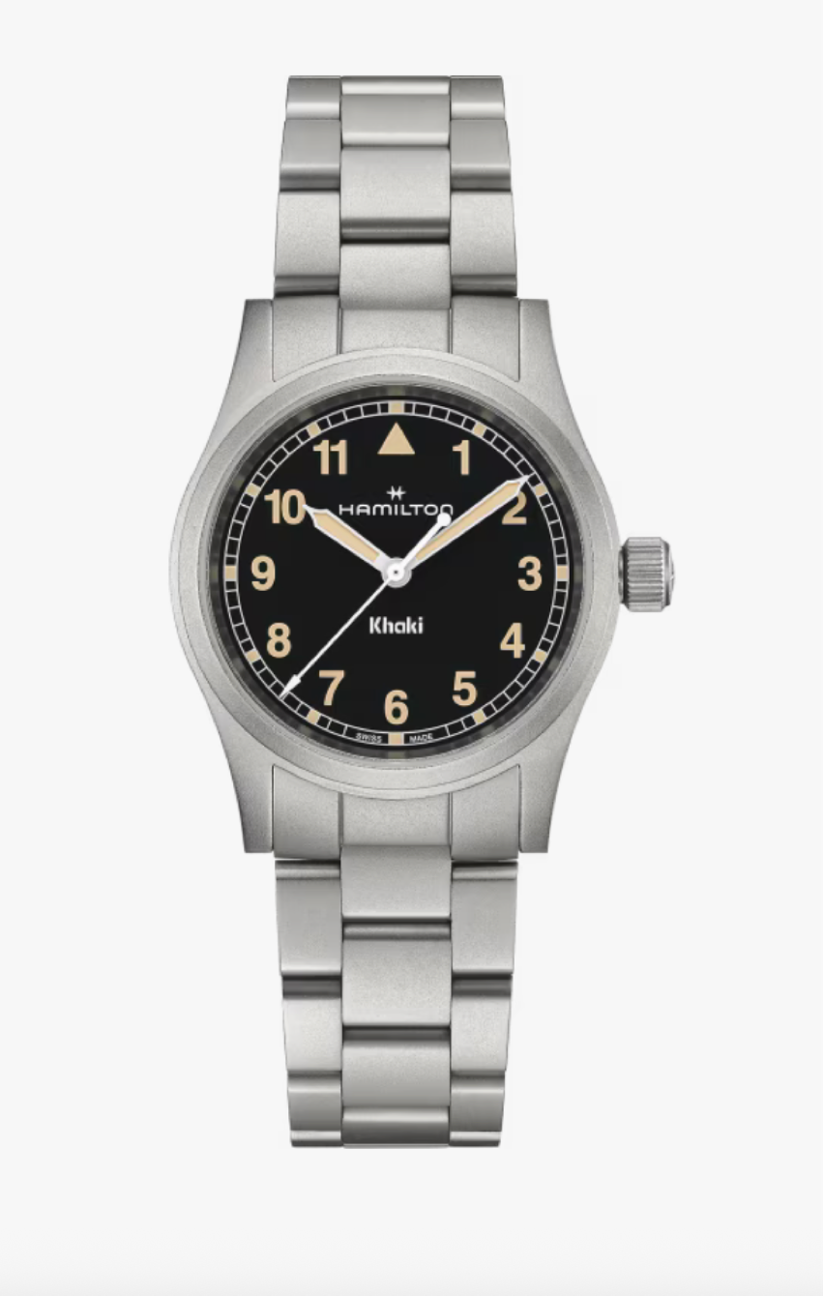 Hamilton Khaki Field Quartz 33 MM Black Dial Watch H69301131