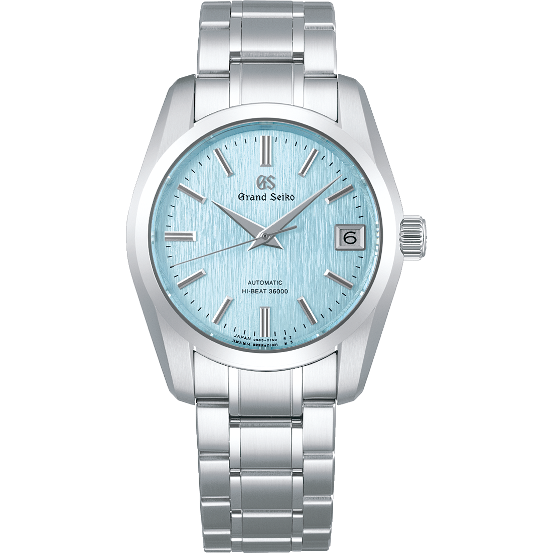 Grand Seiko Heritage Collection Mechanical Hi-Beat 36000 37 MM Icefall Dial Watch SBGH347