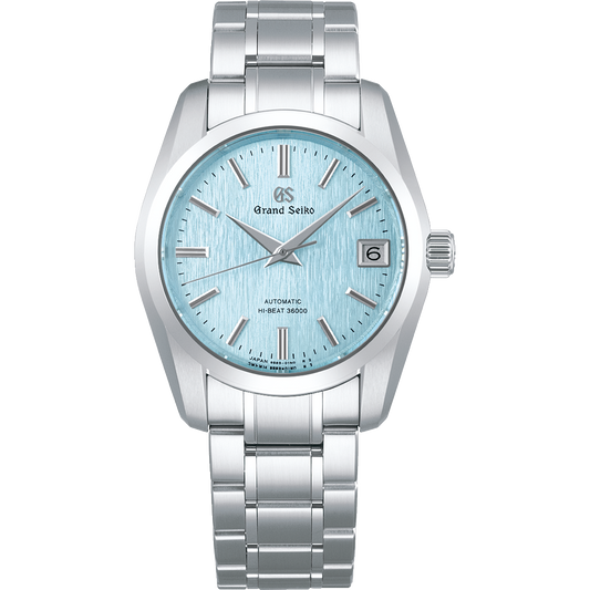 Grand Seiko Heritage Collection Mechanical Hi-Beat 36000 37 MM Icefall Dial Watch SBGH347