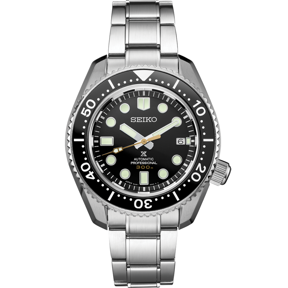 Seiko Prospex Sea Marinemaster 44.3 MM SS Automatic Black Dial Watch SLA021J1
