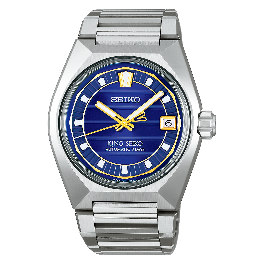 King Seiko VANAC 41 MM Stainless Steel Automatic Watch SLA083J1