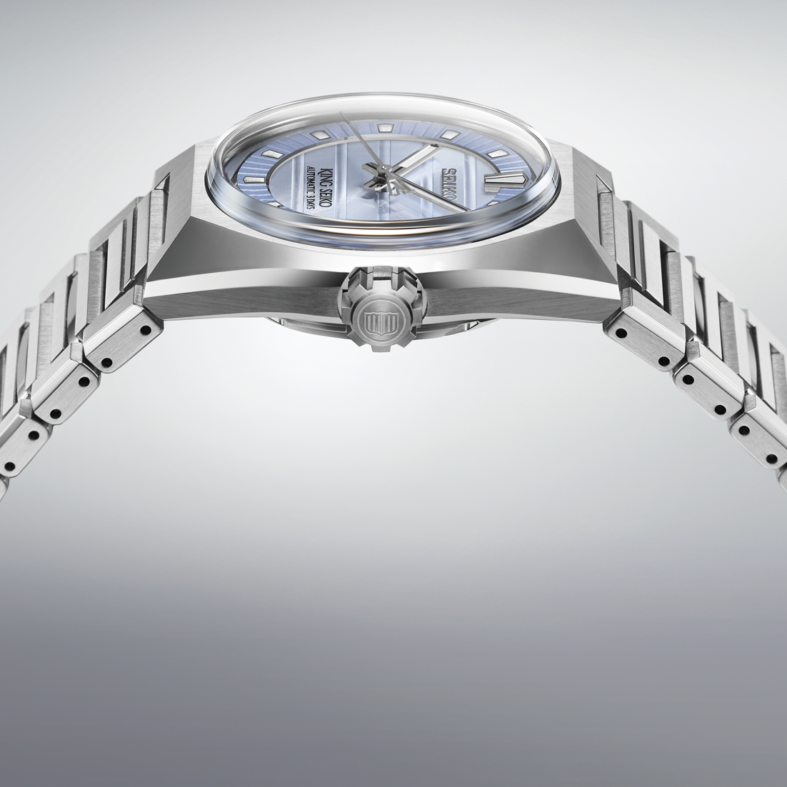 King Seiko VANAC 41 MM Stainless Steel Automatic Watch SLA091J1